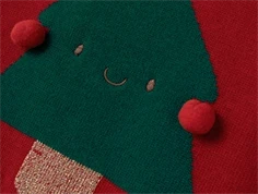 Name It jester red juletræ strikbluse